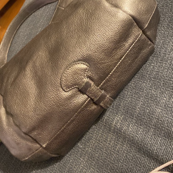 Pewter Leather Cole Haan hobo bag - Picture 5 of 7